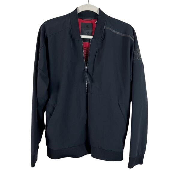 adidas Other - Adidas | Men's Zip Up Z.N.E. Bomber Track Jacket Coat Windbreaker Black Small